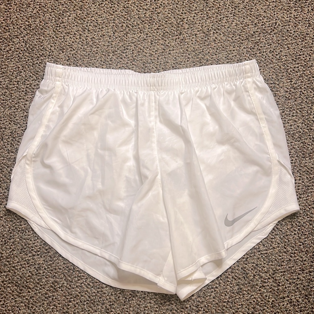 XS White Nike Running Shorts!!